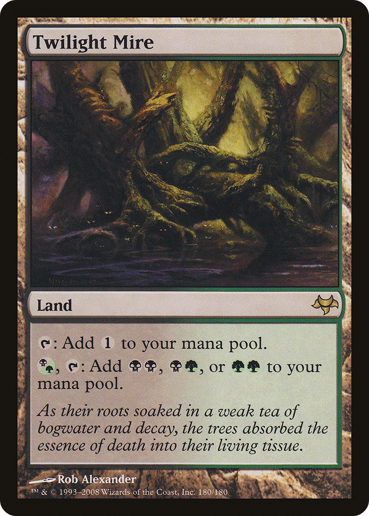 Twilight Mire (EVE-180) - Eventide Foil - Premium MTG Single from Wizards of the Coast - Just $7.24! Shop now at Game Crave Tournament Store
