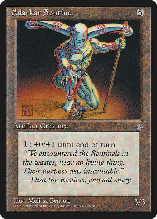 Adarkar Sentinel (ICE-306) - Ice Age - Premium MTG Single from Wizards of the Coast - Just $0.08! Shop now at Game Crave Tournament Store