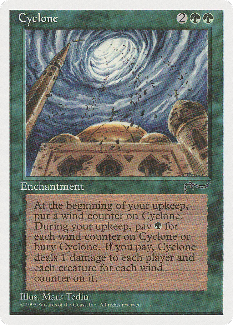 Cyclone (CHR-062) - Chronicles - Premium MTG Single from Wizards of the Coast - Just $0.08! Shop now at Game Crave Tournament Store