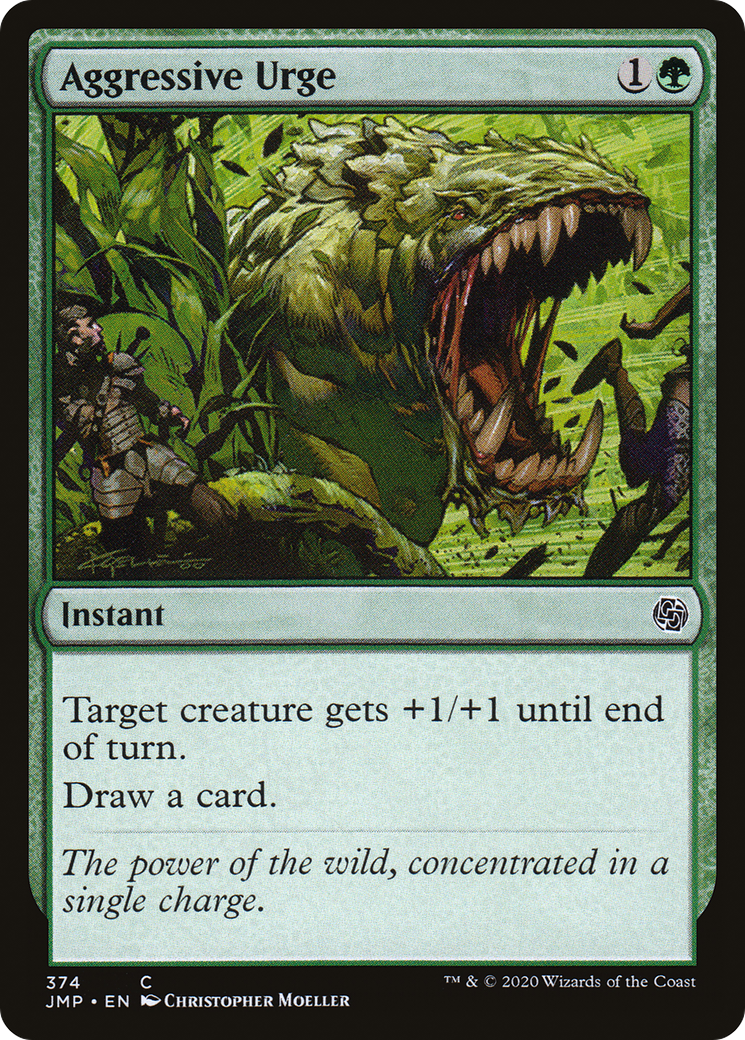 Aggressive Urge (JMP-374) - Jumpstart - Premium MTG Single from Wizards of the Coast - Just $0.08! Shop now at Game Crave Tournament Store