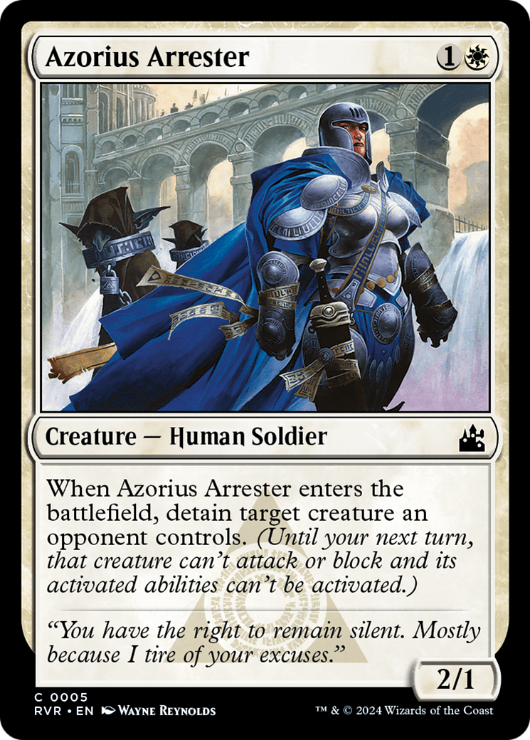 Azorius Arrester (RVR-005) - Ravnica Remastered Foil - Premium MTG Single from Wizards of the Coast - Just $0.25! Shop now at Game Crave Tournament Store