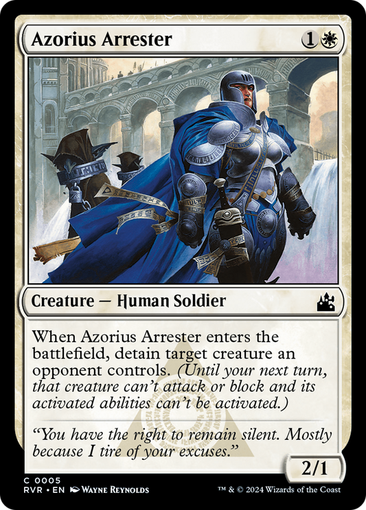 Azorius Arrester (RVR-005) - Ravnica Remastered - Premium MTG Single from Wizards of the Coast - Just $0.25! Shop now at Game Crave Tournament Store