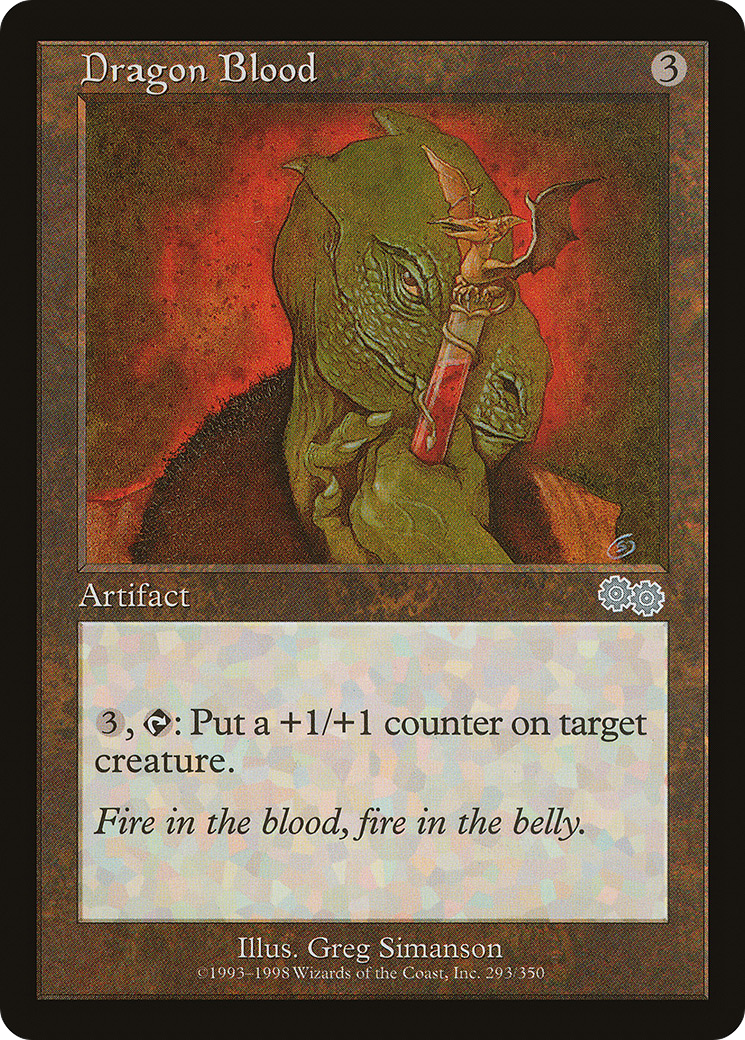 Dragon Blood (USG-293) - Urza's Saga - Premium MTG Single from Wizards of the Coast - Just $0.08! Shop now at Game Crave Tournament Store