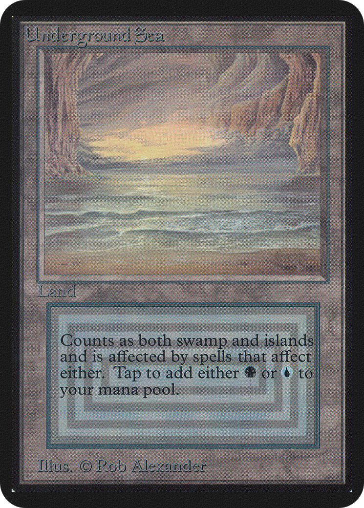 Underground Sea (LEA-285) - Limited Edition Alpha - Premium MTG Single from Wizards of the Coast - Just $0! Shop now at Game Crave Tournament Store