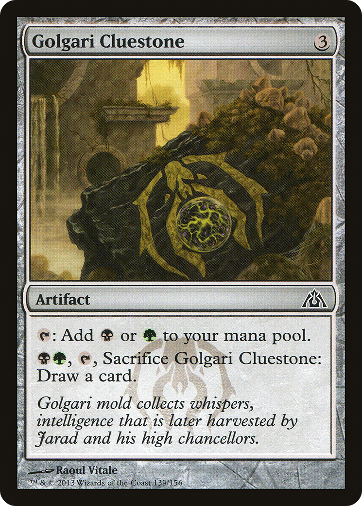 Golgari Cluestone (DGM-139) - Dragon's Maze - Premium MTG Single from Wizards of the Coast - Just $0.08! Shop now at Game Crave Tournament Store