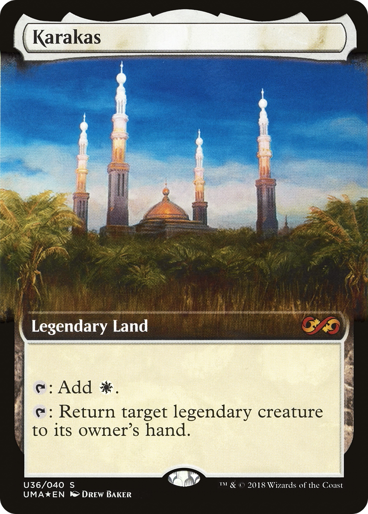 Karakas (PUMA-U36) - Ultimate Box Topper: (Extended Art) Foil - Premium MTG Single from Wizards of the Coast - Just $21.30! Shop now at Game Crave Tournament Store