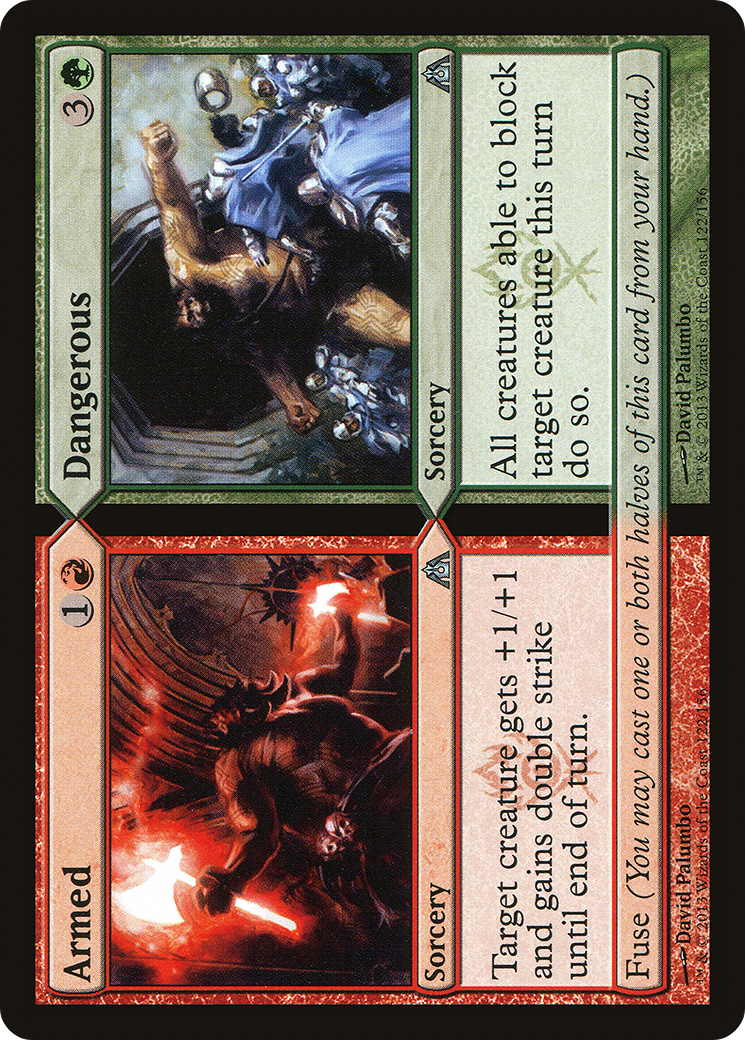 Armed // Dangerous (DGM-122) - Dragon's Maze Foil - Premium MTG Single from Wizards of the Coast - Just $0.17! Shop now at Game Crave Tournament Store