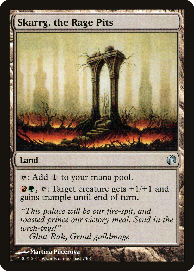 Skarrg, the Rage Pits (DDL-073) - Duel Decks: Heroes vs. Monsters - Premium MTG Single from Wizards of the Coast - Just $0.33! Shop now at Game Crave Tournament Store