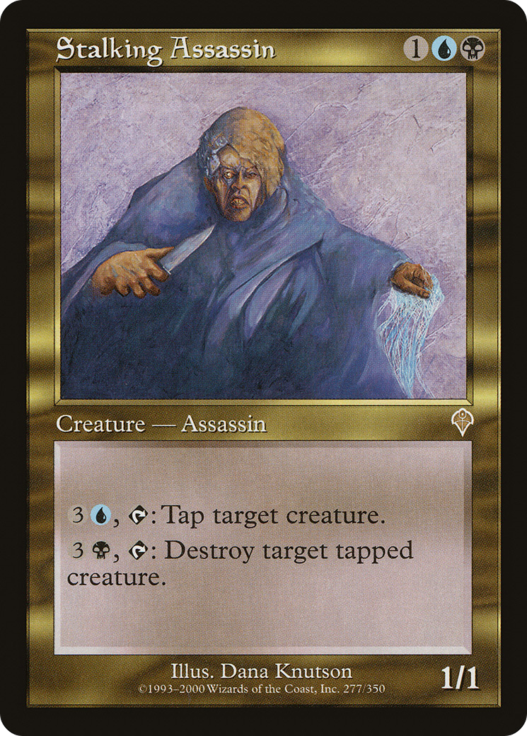 Stalking Assassin (INV-277) - Invasion Foil - Premium MTG Single from Wizards of the Coast - Just $1.12! Shop now at Game Crave Tournament Store
