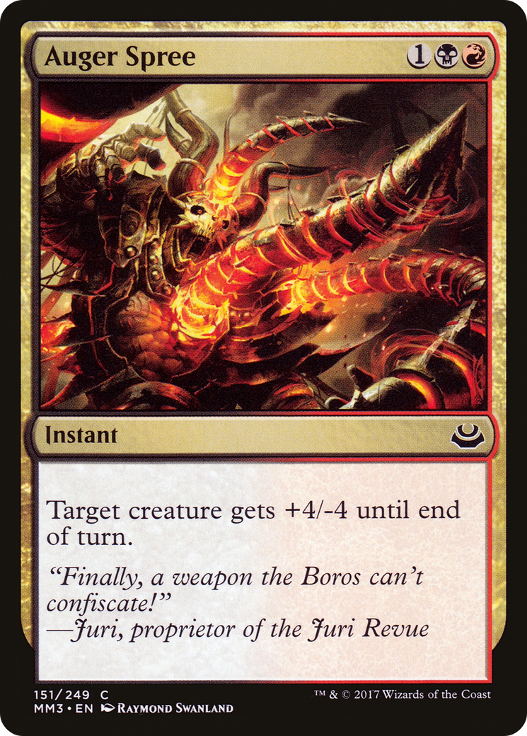 Auger Spree (MM3-151) - Modern Masters 2017 Foil - Premium MTG Single from Wizards of the Coast - Just $0.08! Shop now at Game Crave Tournament Store