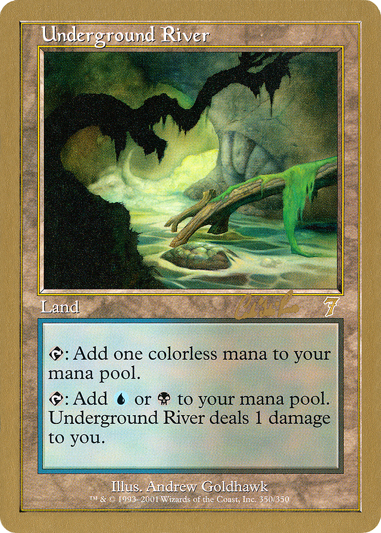 Underground River (WC02-CR350) - World Championship Decks 2002 - Premium MTG Single from Wizards of the Coast - Just $0.69! Shop now at Game Crave Tournament Store
