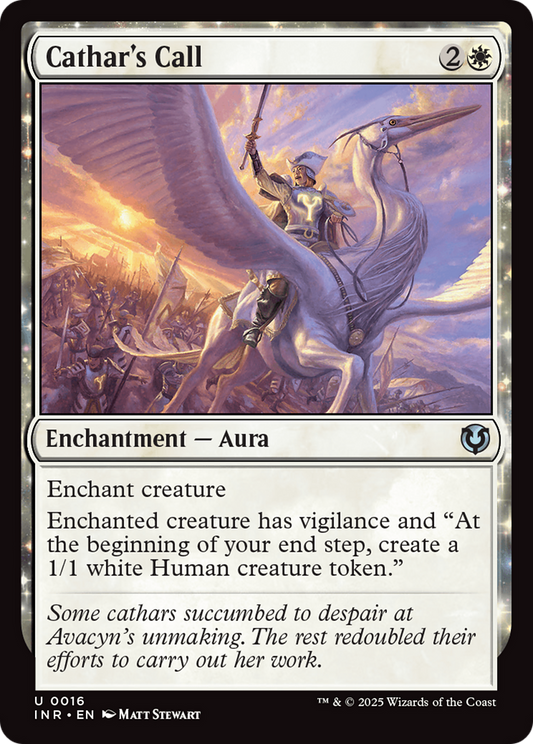 Cathar's Call (-016) - Innistrad Remastered - Premium MTG Single from Wizards of the Coast - Just $0.25! Shop now at Game Crave Tournament Store