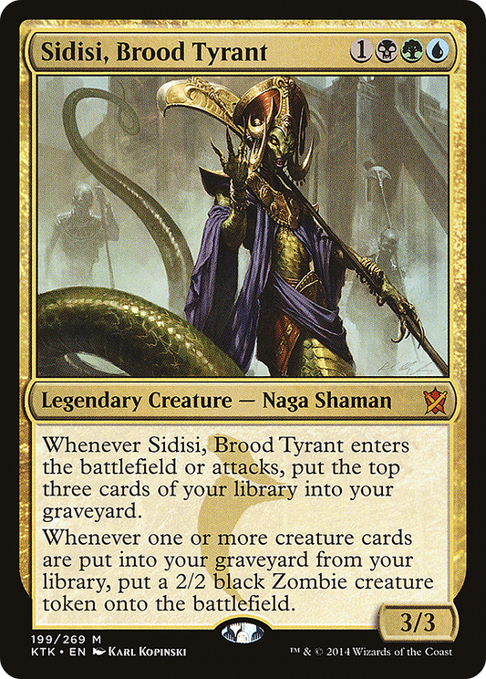 Sidisi, Brood Tyrant (KTK-199) - Khans of Tarkir - Premium MTG Single from Wizards of the Coast - Just $0.28! Shop now at Game Crave Tournament Store