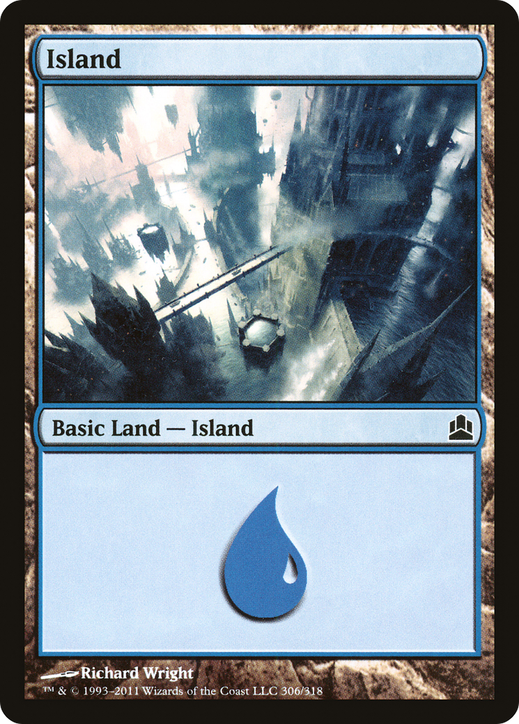 Island (CMD-306) - Commander 2011 - Premium MTG Single from Wizards of the Coast - Just $0.08! Shop now at Game Crave Tournament Store