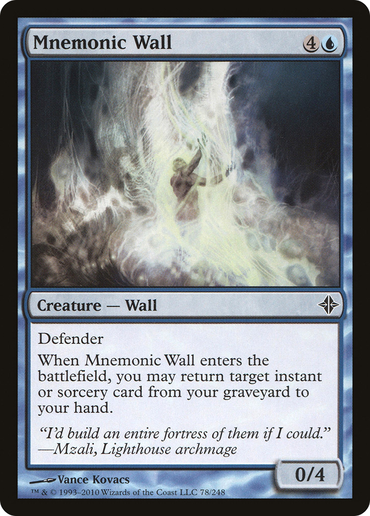 Mnemonic Wall (ROE-078) - Rise of the Eldrazi Foil - Premium MTG Single from Wizards of the Coast - Just $0.79! Shop now at Game Crave Tournament Store