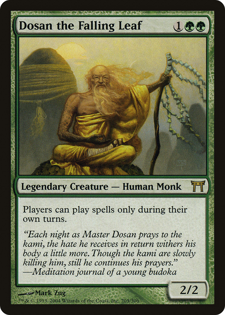 Dosan the Falling Leaf (CHK-205) - Champions of Kamigawa Foil - Premium MTG Single from Wizards of the Coast - Just $35.57! Shop now at Game Crave Tournament Store