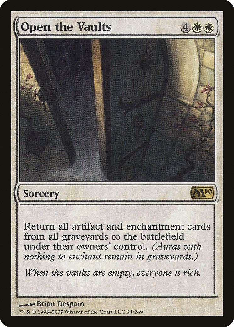 Open the Vaults (M10-021) - Magic 2010 - Premium MTG Single from Wizards of the Coast - Just $0.22! Shop now at Game Crave Tournament Store