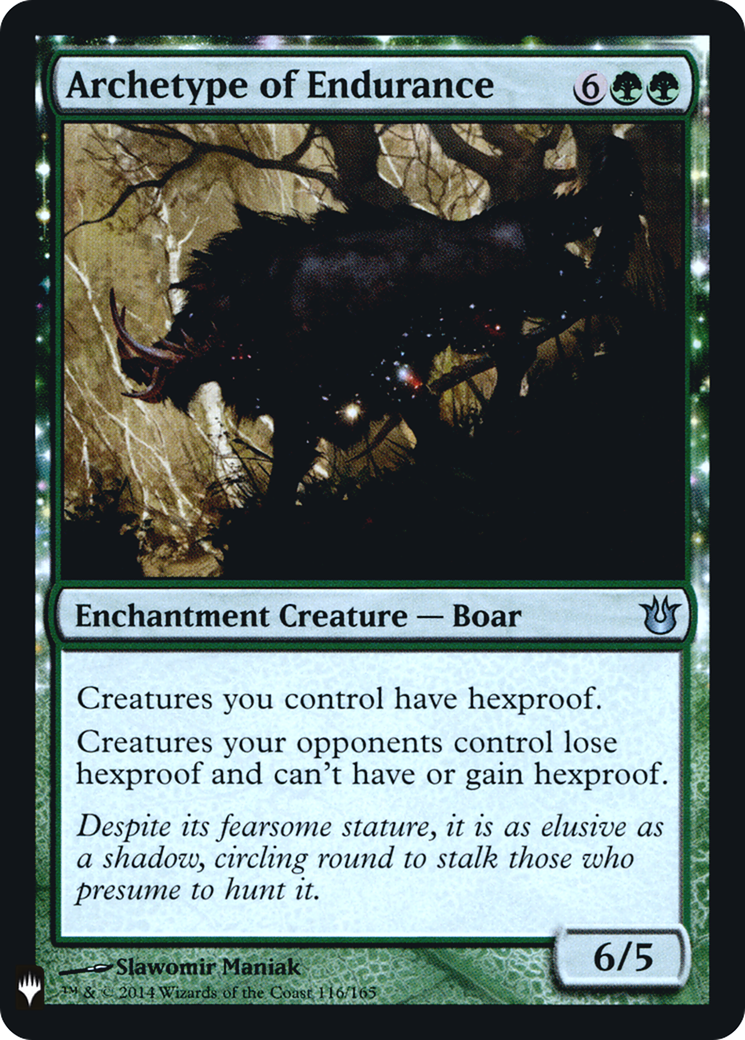 Archetype of Endurance (FMB1-062) - Mystery Booster Retail Edition Foils: (nyxtouched) Foil - Premium MTG Single from Wizards of the Coast - Just $1.55! Shop now at Game Crave Tournament Store