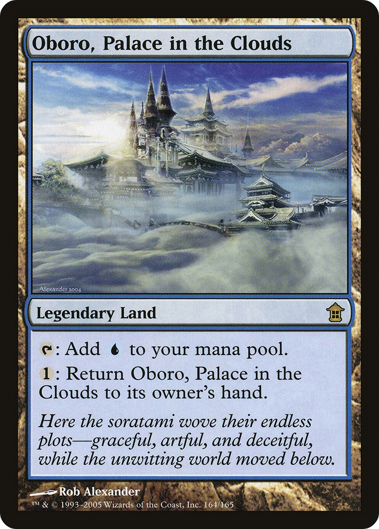 Oboro, Palace in the Clouds (SOK-164) - Saviors of Kamigawa - Premium MTG Single from Wizards of the Coast - Just $5.47! Shop now at Game Crave Tournament Store
