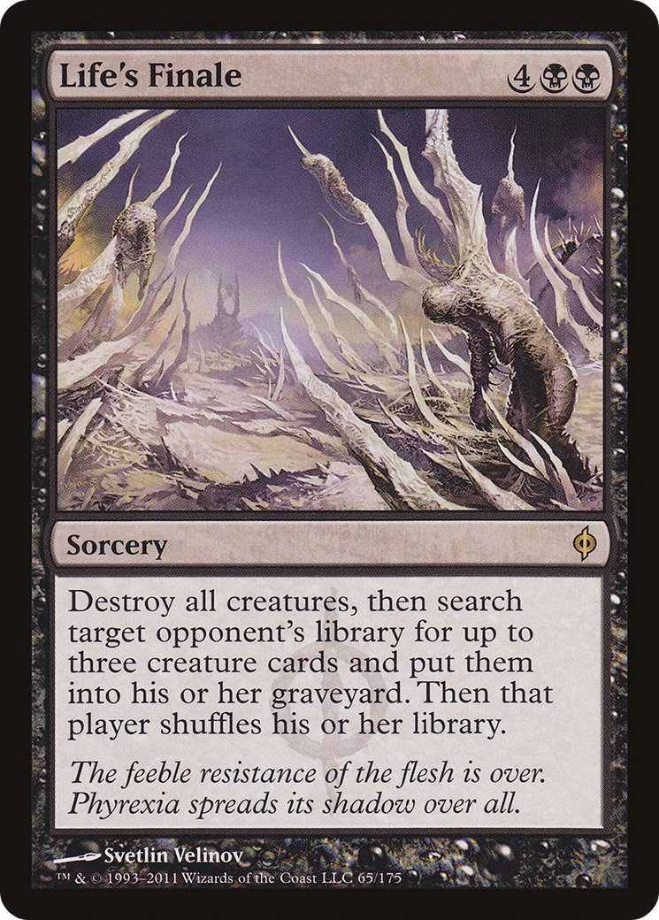 Life's Finale (NPH-065) - New Phyrexia - Premium MTG Single from Wizards of the Coast - Just $0.46! Shop now at Game Crave Tournament Store
