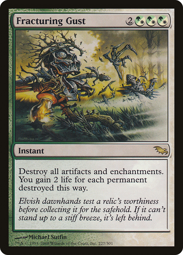 Fracturing Gust (SHM-227) - Shadowmoor Foil - Premium MTG Single from Wizards of the Coast - Just $1.23! Shop now at Game Crave Tournament Store