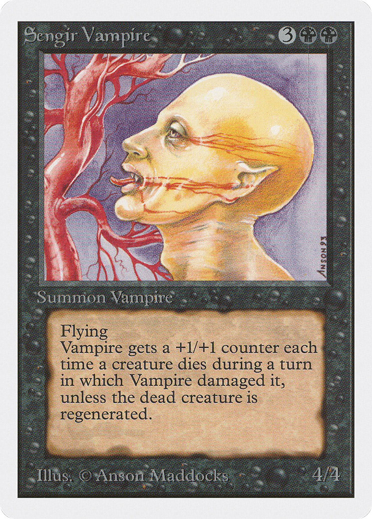 Sengir Vampire (2ED-128) - Unlimited Edition - Premium MTG Single from Wizards of the Coast - Just $5.88! Shop now at Game Crave Tournament Store