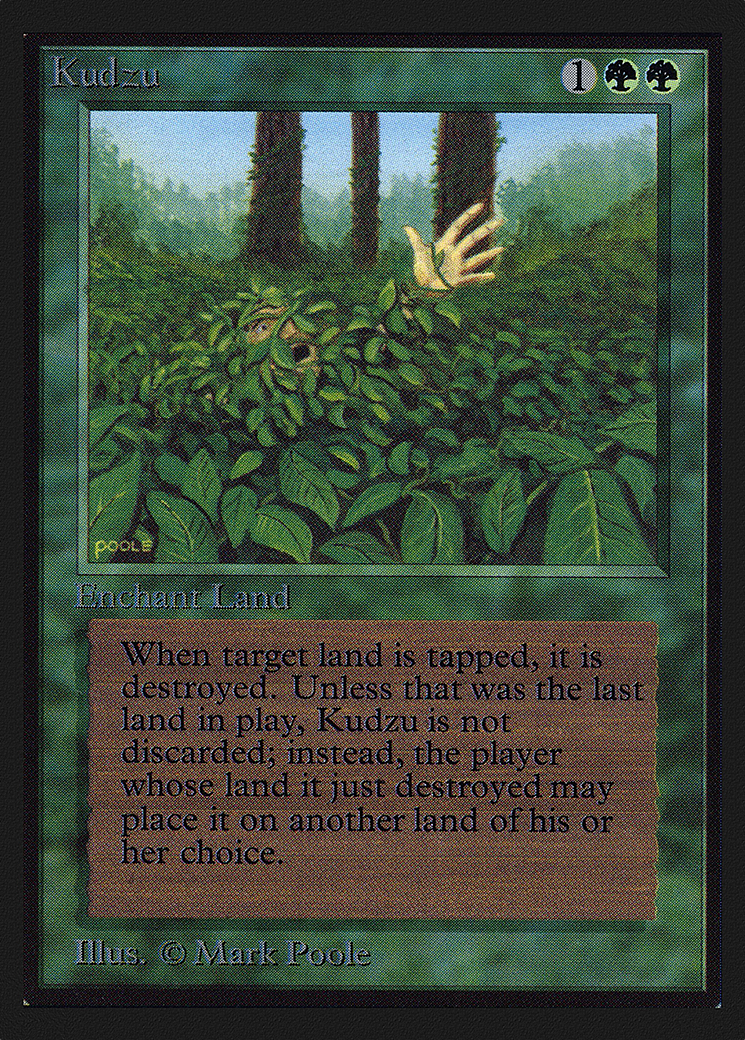 Kudzu (CEI-205) - Intl. Collectors' Edition - Premium MTG Single from Wizards of the Coast - Just $1.89! Shop now at Game Crave Tournament Store