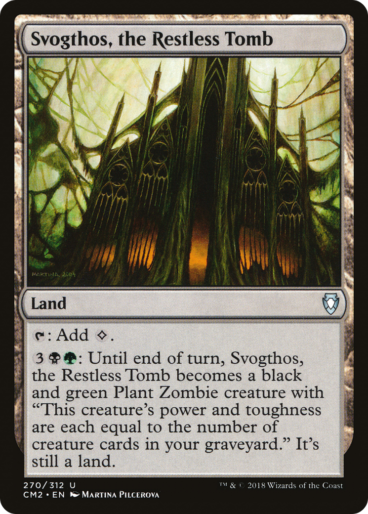 Svogthos, the Restless Tomb (CM2-270) - Commander Anthology Volume II - Premium MTG Single from Wizards of the Coast - Just $0.10! Shop now at Game Crave Tournament Store