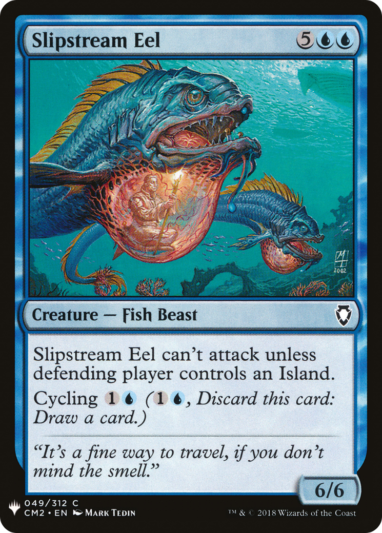 Slipstream Eel (MB1-496) - Mystery Booster - Premium MTG Single from Wizards of the Coast - Just $0.08! Shop now at Game Crave Tournament Store