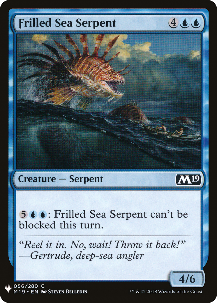 Frilled Sea Serpent (MB1-387) - Mystery Booster - Premium MTG Single from Wizards of the Coast - Just $0.08! Shop now at Game Crave Tournament Store
