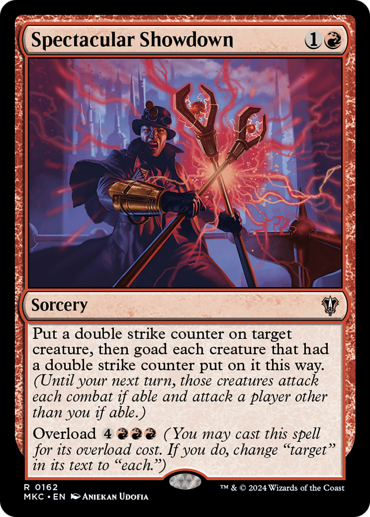 Spectacular Showdown (MKC-162) - Murders at Karlov Manor Commander - Premium MTG Single from Wizards of the Coast - Just $0.25! Shop now at Game Crave Tournament Store