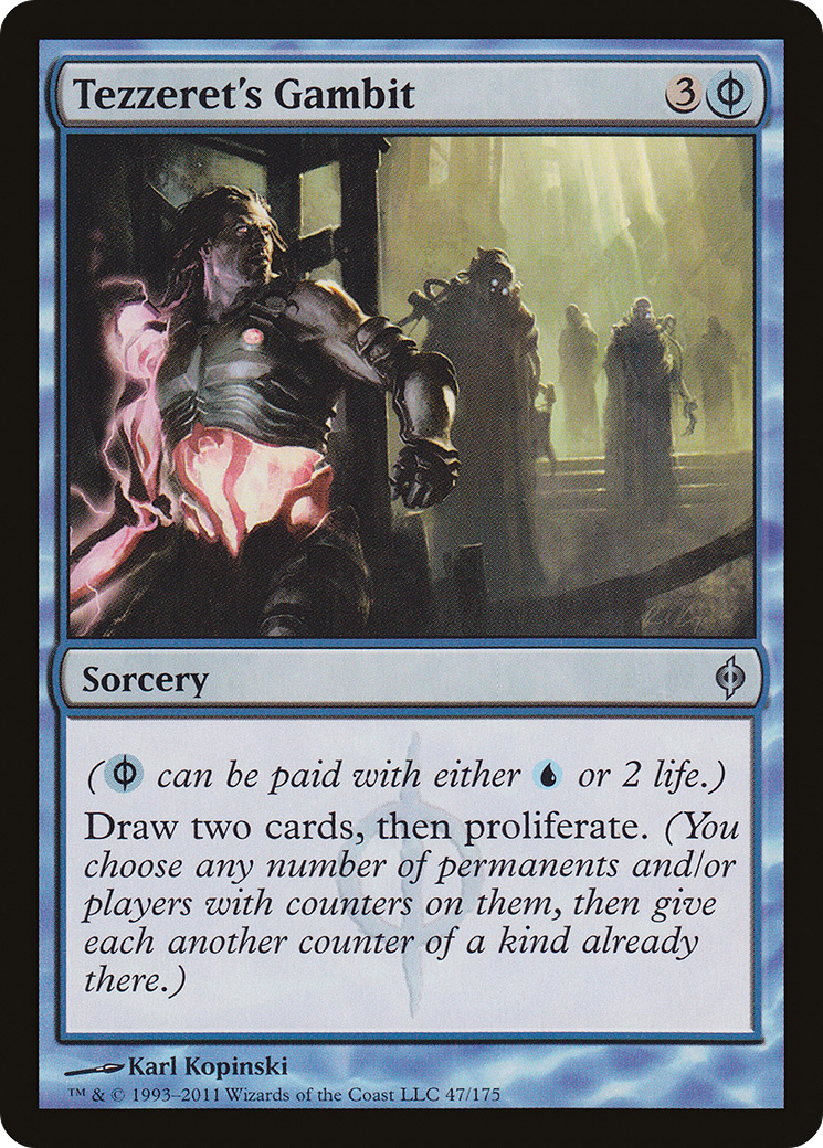 Tezzeret's Gambit (NPH-047) - New Phyrexia Foil - Premium MTG Single from Wizards of the Coast - Just $1.05! Shop now at Game Crave Tournament Store
