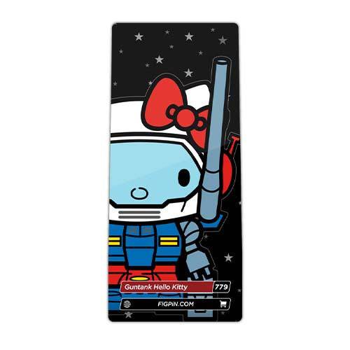 FiGPiN #779 - Gundam x Sanrio - Guntank Hello Kitty Enamel Pin - Limited Edition - Premium Brooches & Lapel Pins from ToyShnip - Just $14.10! Shop now at Game Crave Tournament Store