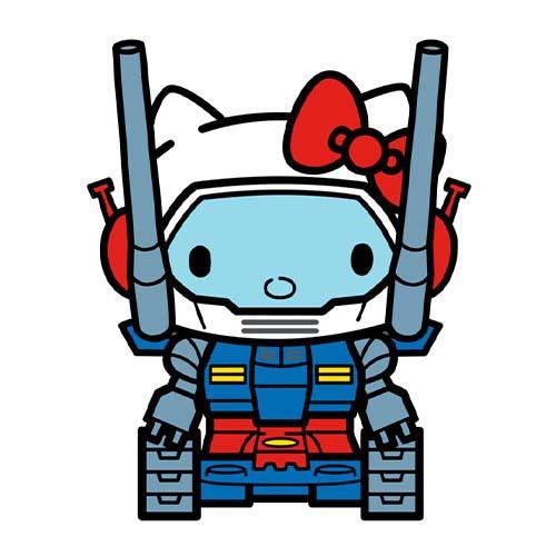 FiGPiN #779 - Gundam x Sanrio - Guntank Hello Kitty Enamel Pin - Limited Edition - Premium Brooches & Lapel Pins from ToyShnip - Just $14.10! Shop now at Game Crave Tournament Store