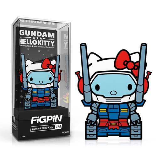 FiGPiN #779 - Gundam x Sanrio - Guntank Hello Kitty Enamel Pin - Limited Edition - Premium Brooches & Lapel Pins from ToyShnip - Just $14.10! Shop now at Game Crave Tournament Store