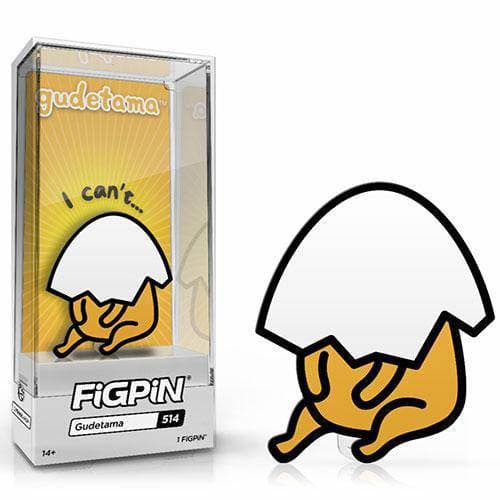 FiGPiN Enamel Pin - Gudetama Limited Edition - Select Figure(s) - Premium Brooches & Lapel Pins from ToyShnip - Just $20! Shop now at Game Crave Tournament Store