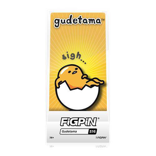 FiGPiN Enamel Pin - Gudetama Limited Edition - Select Figure(s) - Premium Brooches & Lapel Pins from ToyShnip - Just $20! Shop now at Game Crave Tournament Store