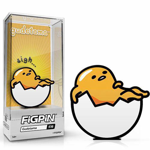 FiGPiN Enamel Pin - Gudetama Limited Edition - Select Figure(s) - Premium Brooches & Lapel Pins from ToyShnip - Just $20! Shop now at Game Crave Tournament Store