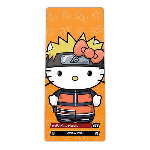 FiGPiN Enamel Pin - Naruto x Hello Kitty - Select Figure(s) - Premium Brooches & Lapel Pins from ToyShnip - Just $15! Shop now at Game Crave Tournament Store