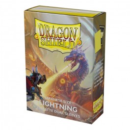 Dragon Shield Lightning (60 ct) - Dual Matte - Japanese - Premium Card Sleeves from Arcane Tinmen - Just $9.99! Shop now at Game Crave Tournament Store