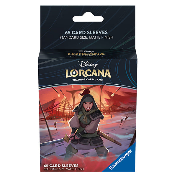 Lorcana TCG - Rise Of The Floodborn Deck Sleeves - Mulan - Premium Lorcana Sealed from Ravensburger - Just $10.99! Shop now at Game Crave Tournament Store