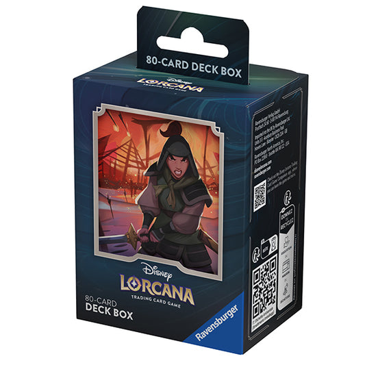 Lorcana TCG - Rise Of The Floodborn Deck Box - Mulan - Premium Lorcana Sealed from Ravensburger - Just $6.49! Shop now at Game Crave Tournament Store