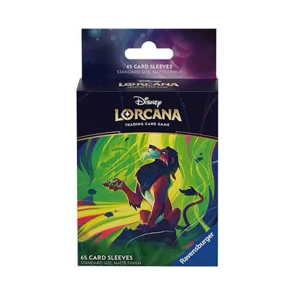 Lorcana TCG - Azurite Sea Deck Sleeves - Scar - Premium Lorcana Sealed from Ravensburger - Just $10.99! Shop now at Game Crave Tournament Store