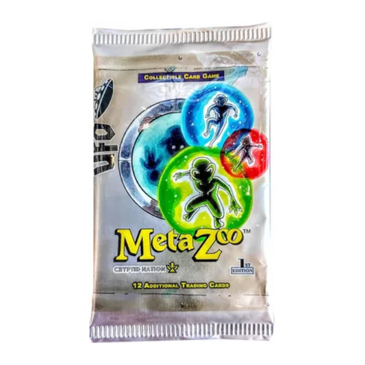 MetaZoo TCG - UFO 1st Edition Booster Pack - Premium MetaZoo Booster Boxes/Packs from MetaZoo Games LLC - Just $2.99! Shop now at Game Crave Tournament Store