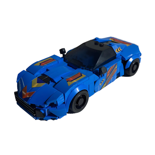 Make It Blocks - Racing Car (Blue) (321 pcs)