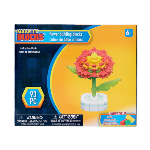Make It Blocks - Zinnia with Pot (93 pcs)