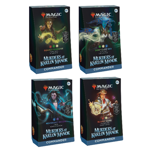 MTG TCG - Murders at Karlov Manor Commander Deck - Premium MTG Sealed from Wizards of the Coast - Just $44.99! Shop now at Game Crave Tournament Store