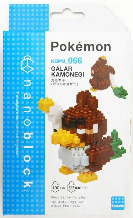 Nanoblock Pokemon Galarian Farfetch'd Construction Kit