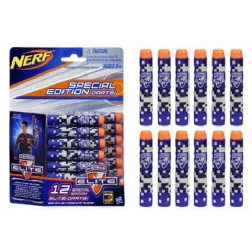 Nerf N-Strike Elite Camo Special Edition 12 Darts Pack Refill Set (Blue) - Premium Toys & Games from ToyShnip - Just $6.34! Shop now at Game Crave Tournament Store