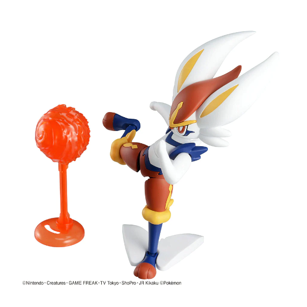 Pokemon Model Kit - Cinderace/Pyrobut - Premium Figurine from Bandai - Just $15.99! Shop now at Game Crave Tournament Store